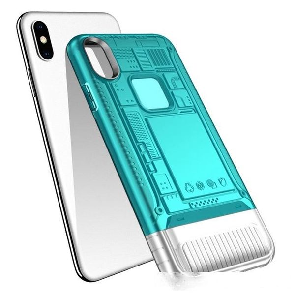 

for iphone xs max armor case for iphone x xs xr hybrid combo back cover for iphone 6 6s 7 8 9 plus transparent shockproof case
