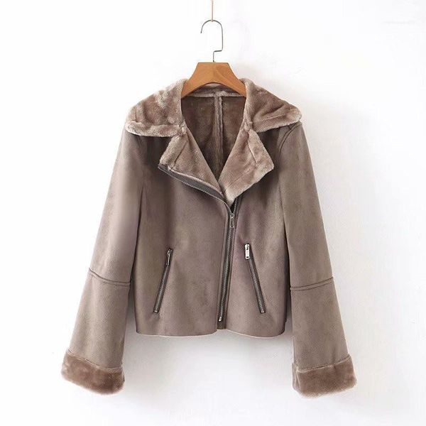

female apparel women winter coats winter thick long sleeve lapel neck women designer clothes casual solid color, Black;brown