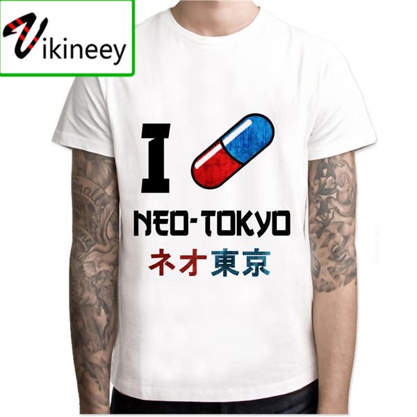 

akira synthwave t shirt japanese anime t-shirt summer fashion tshirt casual white print for camisas comfortable men tees