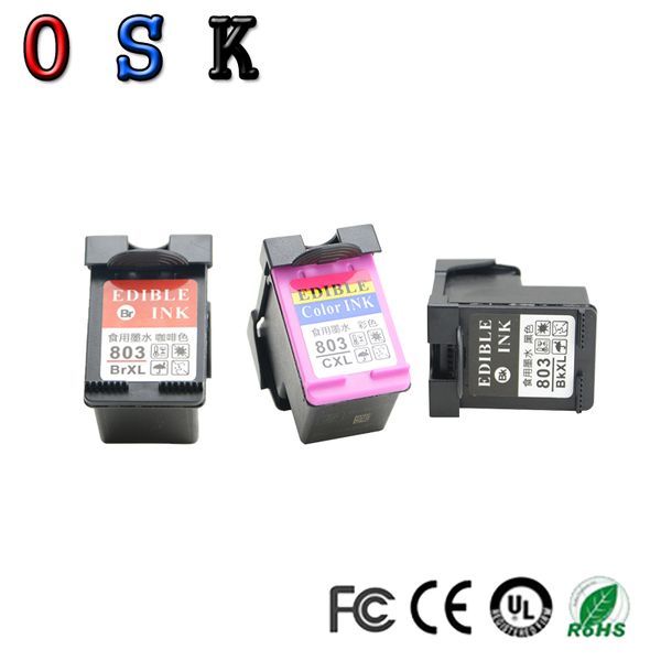 

ink cartridges cartridge for refillable edibel coffee printer 803bk 803 color
