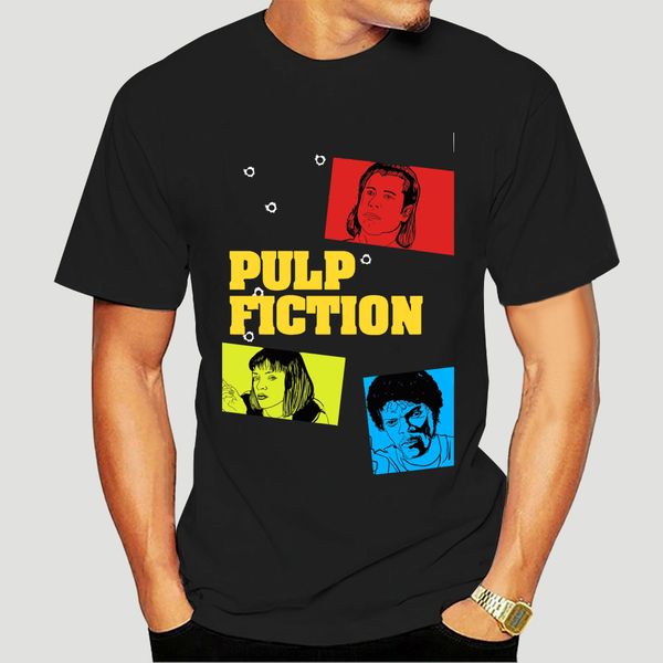 

men t shirt pulp fiction tarantino t-shirt sticker tshirts women t-shirt-1404d