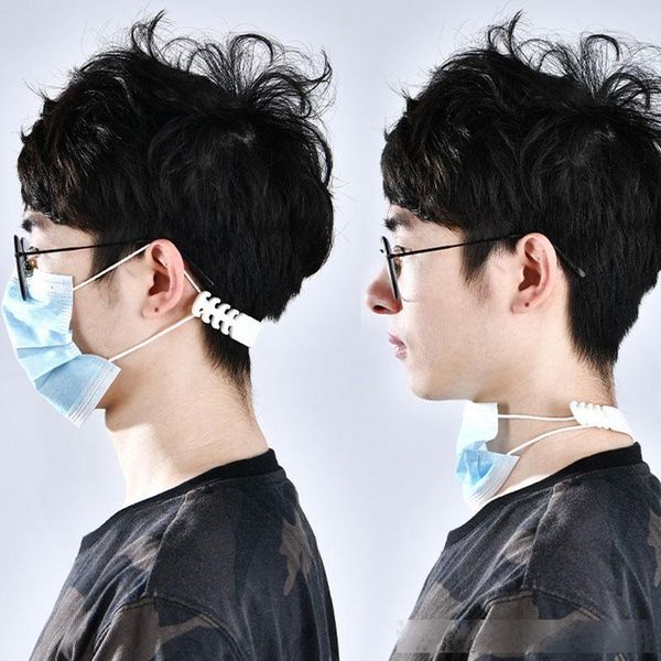 

creative soft silicone face mask hook prevent ear pressure adjustable masks strap extension buckle ear strap hooks