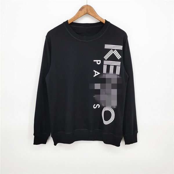 

sweatshirt mens classic loose casual pullover streetwear male new fashion round neck long sleeve crewneck hoodies hoodie, Black