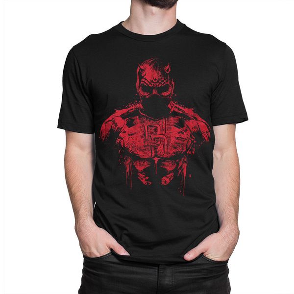 

сорвиголова art t-shirt мода tee, мужские женские все размеры 2020 мужчины customized комиксы tee shirt для мужчин рубашка хорошего качества