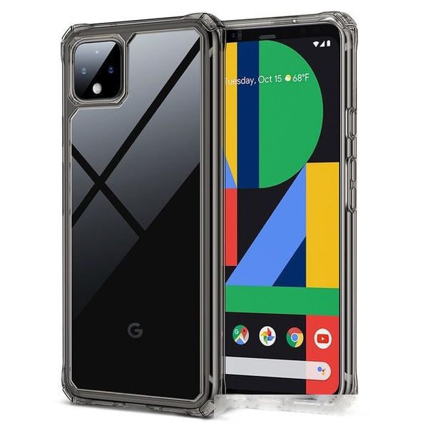 

heap fitted cases esr transparent protect case for google pixel 4 xl black orange brand clear shockproof protective phone cover for googl...