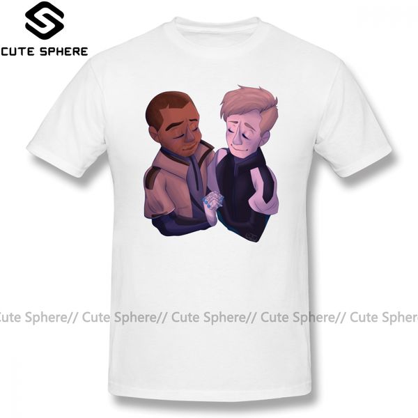 

detroit become human t shirt our hearts are compatible markusu simon detroit become human t-shirt graphic tee shirt