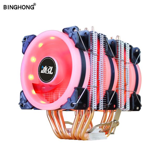 

double aperture red cpu cooler master 6 pure copper heat-pipes e tower cooling system cpu cooling fan 90mm with pwm fans