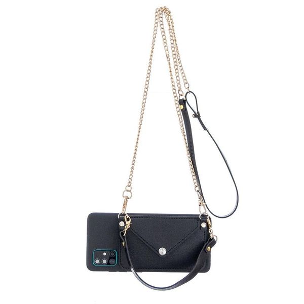 

fashion pu leather wallet case for iphone 11 pro max xr xs max x 8 7 6 se 2020 id card pocket tpu cover phone skin shoulder strap