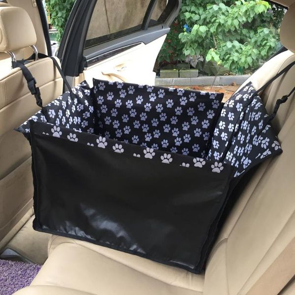 

pet dog car single seat cover mats hammock with safety belt cushion pets dog carriers waterproof rear back