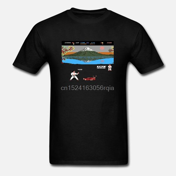 

international karate inspired game t-shirt - commodore 64 spectrum gaming c64 cool casual pride t shirt men fashion