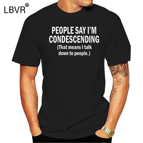 

say тенниска люди говорят, что m снисходительно t-shirt men letter печать негабаритного fun tee shirt хлопок с коротким рукавом повседневных