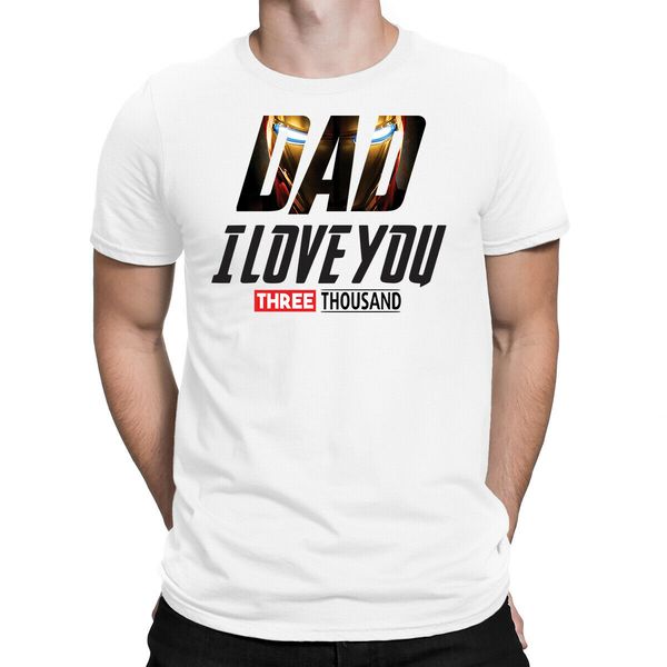 

dad i love you 3000 times mens t-shirt fathers day daddy shirt gift new
