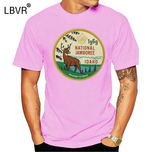 

vintage boy scouts 1969 national jamboree decal t-shirt