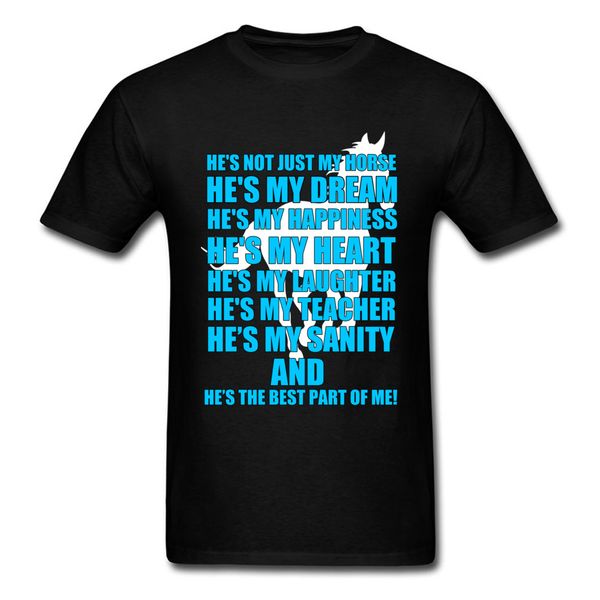 

день подарков tee-shirt смешной мужчины футболка для взрослых футболка лошадь lover tops письмо версия для печати нет fade одежды крупногаба