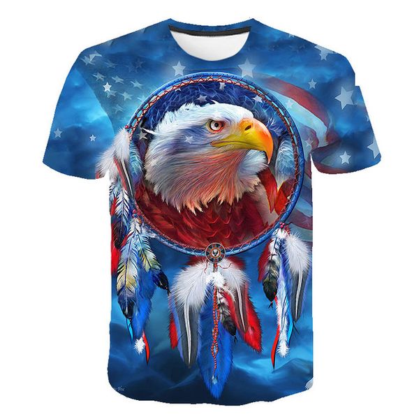 

american animal eagle o collar 3d print shirts aesthetic kawaii aesthetic men clothing