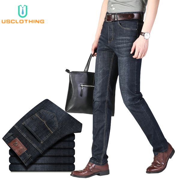 

brand fashion designer jeans men straight new skinny jeans men famous denim trousers soft mens pants 38 40 42 nb527, Blue