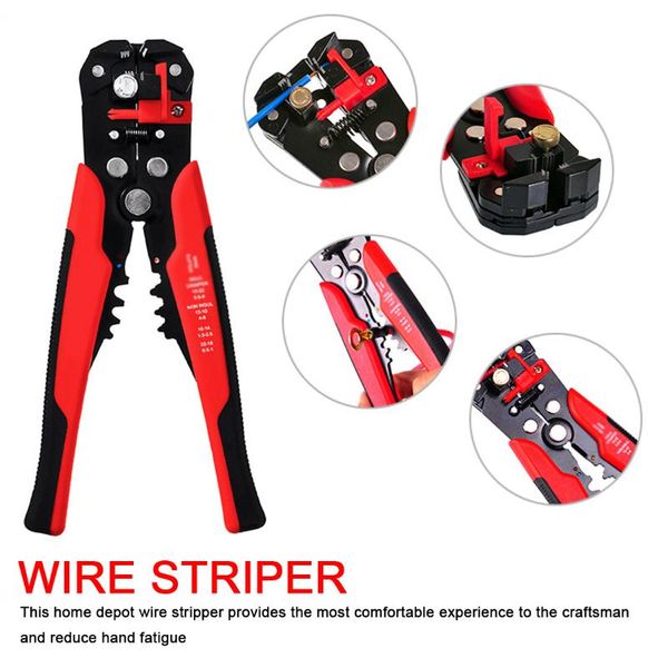 

cable wire stripper cutter crimper automatic multifunctional terminal crimping stripping plier tools for connector