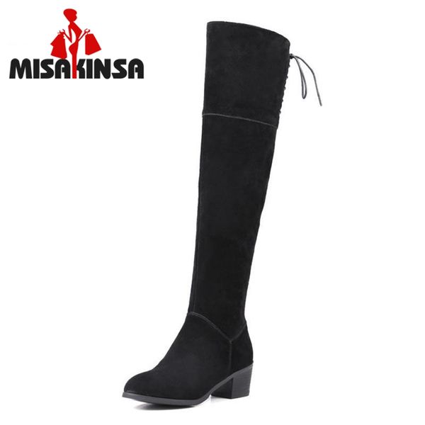 

fitweewomen real leather high heel boots zipper cross strap high heel boots warm shoes winter botas women footwear size 34-39, Black