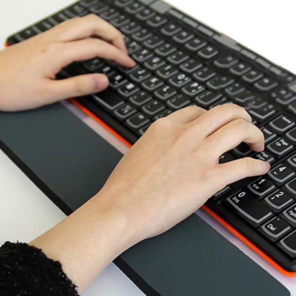 

mechanical keyboard wrist rest pad mouse wrist rest pad ergonomic comfort mouse for office computer lap440x65x14mm