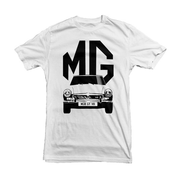 

2020 british classic car mens t shirt classic cars mgb gt v8 sizes up to 3xl. print 100% cotton brand
