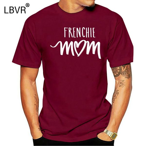 

print frenchie mom tshirt for men outfit women t-shirts crew neck oversize s-5xl