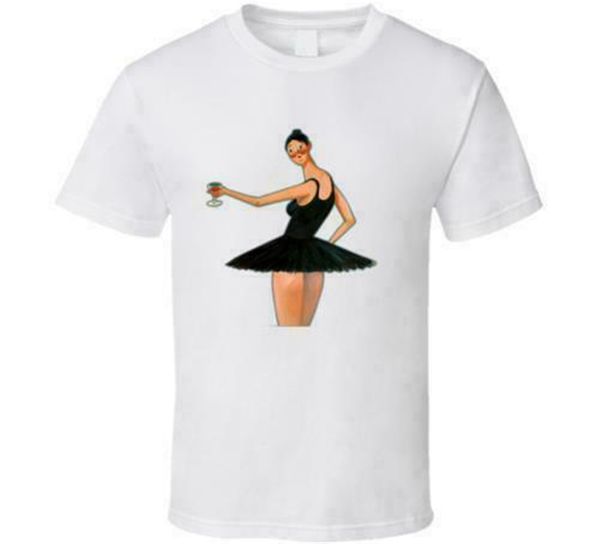 

new kanye west ballerina dancer logo white black men's shirt usa size s-xxxl zm1 men women tee shirt