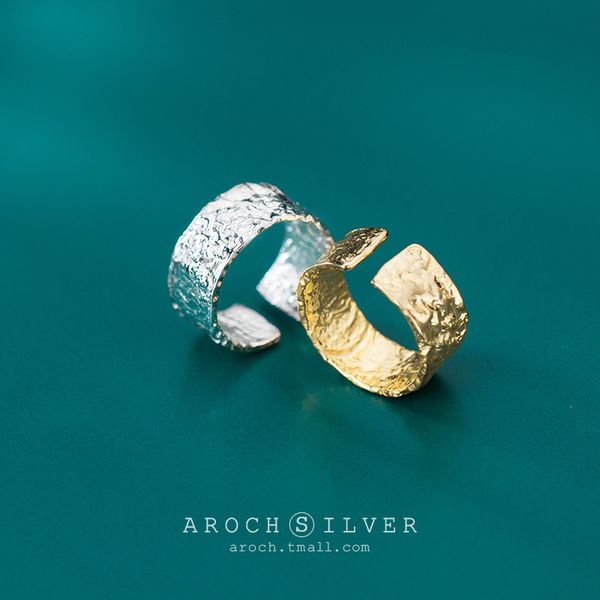 

punk vintage irregular round rings for women boho female charms jewelry men antique knuckle ring fashion party gift, Slivery;golden