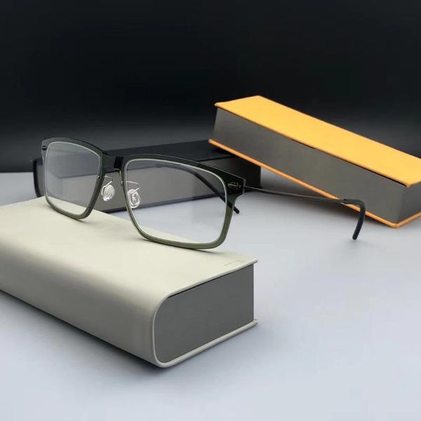 

2020 wholesale quality eyeglasses frames women men vintage silver titanium polygon big blue light glasses optical frame 080603, Black