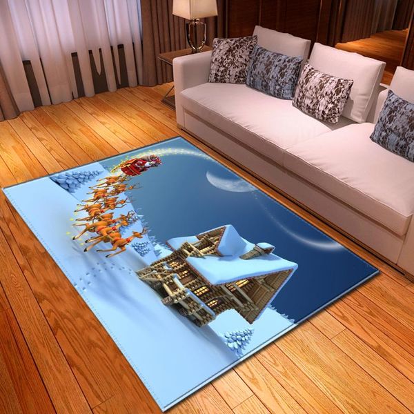 

carpets happy christmas santa claus bedroom rug mat home decoration carpet kids room play bedside area for living