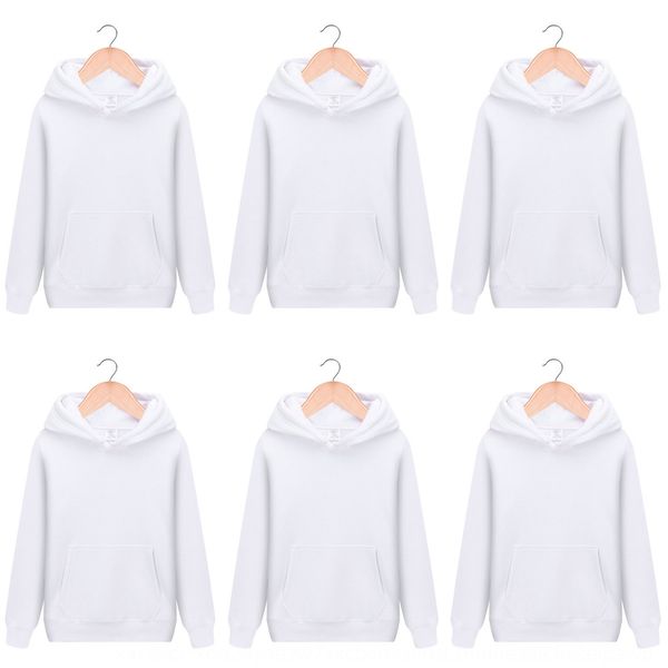 

spring diy coat and autumn men's 360g terry hooded long sleeve coat solid color sweater group sweater diy rt10r, Black