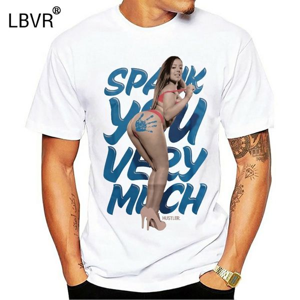 

fashion t shirt 100% cotton hustler men's t shirt spank you for mans