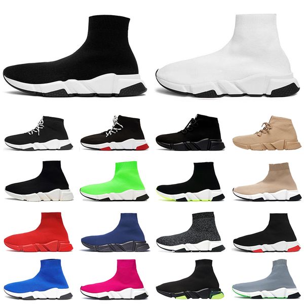 

speed trainer men women sock shoes fashion sneakers triple black white beige clearsole yellow fluo jogging walking casual sports shoe