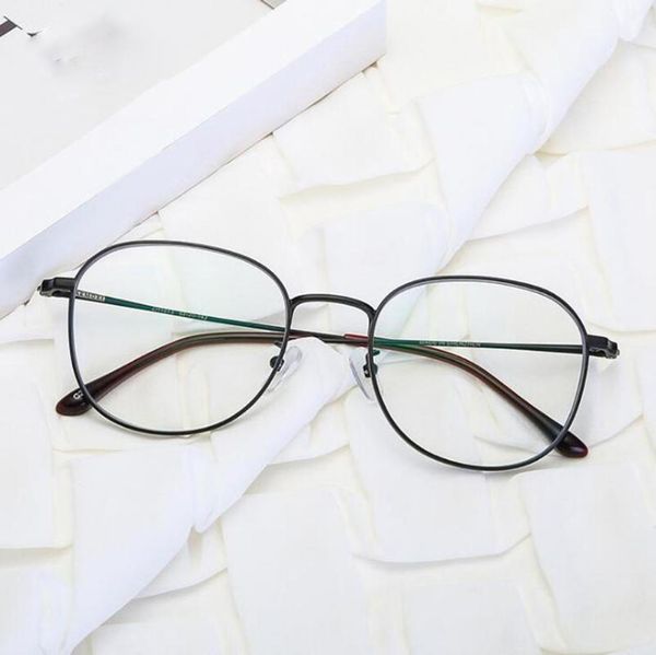 

super light weight flat light eyeglasses woman men's anti-blue eyewear, White;black