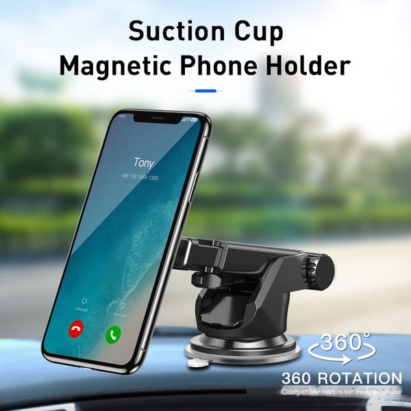 

baseus telescopic car phone holder for iphone cell mobile phone windshield dashboard suction cup car mount magnetic holder stand