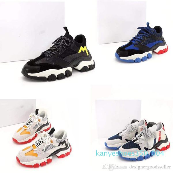 

2020 new 3m reflective trevor shoes designer men shoes casual shoes platform designer sneakers oversized sneakers size 38-46 k04, Black