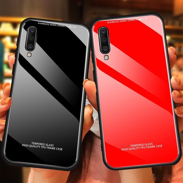 

tempered glass back phone cases case for xiaomi redmi 8a 7a note 8 k20 9 9 se 9t cc9 cc9e a3 lite pro