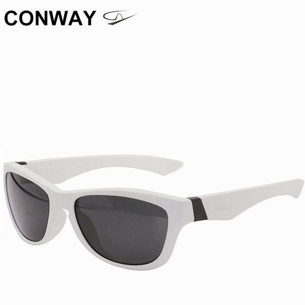 

sunglasses conwaypc sports ladies cat eye uv400 protection driving glasses golf fishing brand design, White;black