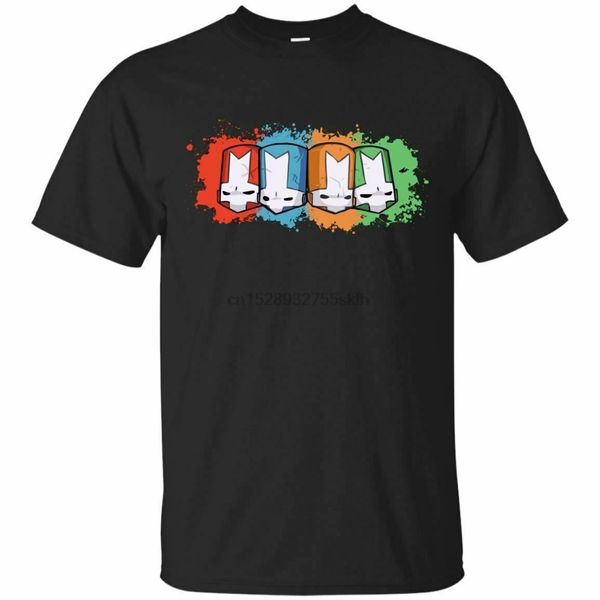 

castle crashers black navy t shirt design s-5xl