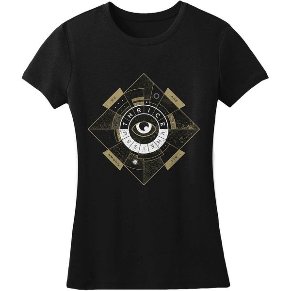 

thrice vheissu junior xx-large black loose fit tee shirt