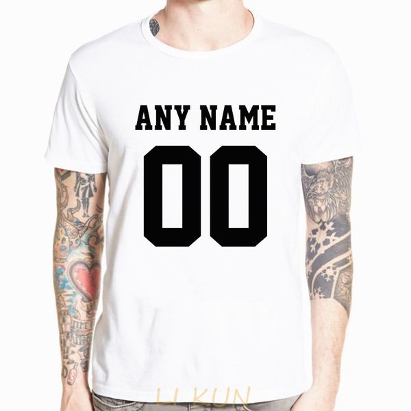 

custom your name and number t shirt men tee usa