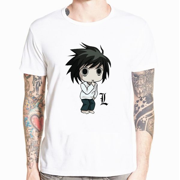 

death note t shirt men hip hop fashion t-shirt male tshirt white print tees camiseta hombre funny t shirts streetwear plus size