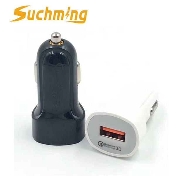 

3.0a safety hammer aluminium metal dual usb car charger for iphone 11 charger quality