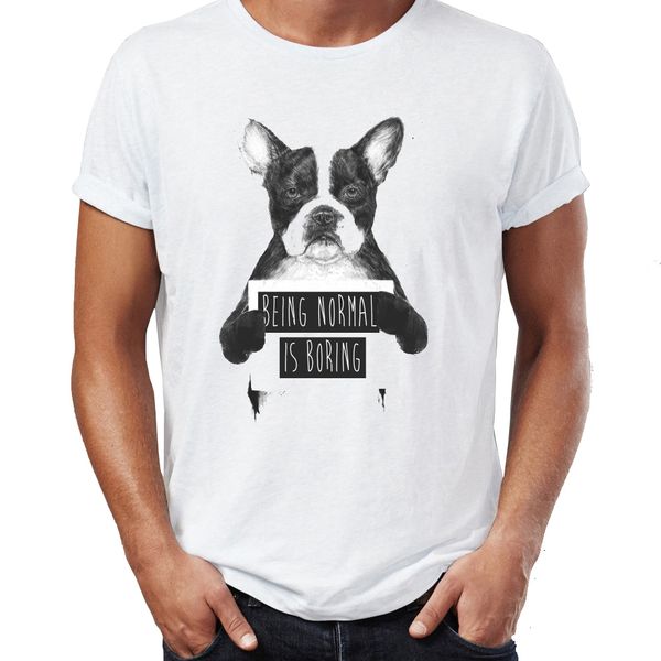 

мужская футболка badass dog mugshot удивительный животных tee