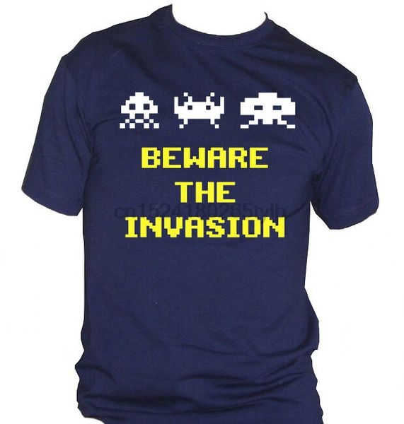 

t-shirt uomo space invaders anni 80 vintage tg. s-m-l-xl-xxl videogames