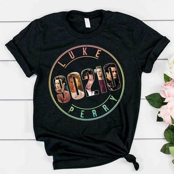 

luke 90210 perry men t-shirt black cotton s-6xl