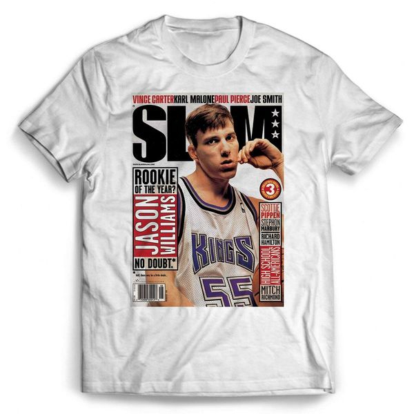 

джейсон уильямс slam обложка футболка мужчины женщины all размер tee shirt