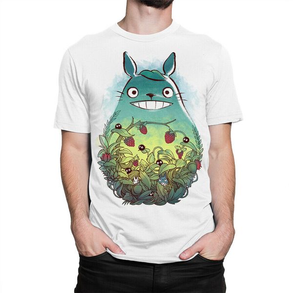 

totoro anime art t-shirt studio ghibli anime tee men's all sizes tee shirt