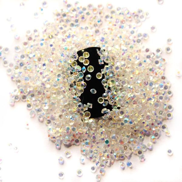 

ss3 1.1mm 0.8mm clear crystal ab chaton nail art glass rhinestone micro manicure decoration tiny mini flat back rhinestones, Silver;gold