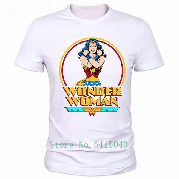 

wonder woman print fashion punk printed man t shirt femininas tshirt t-shirt