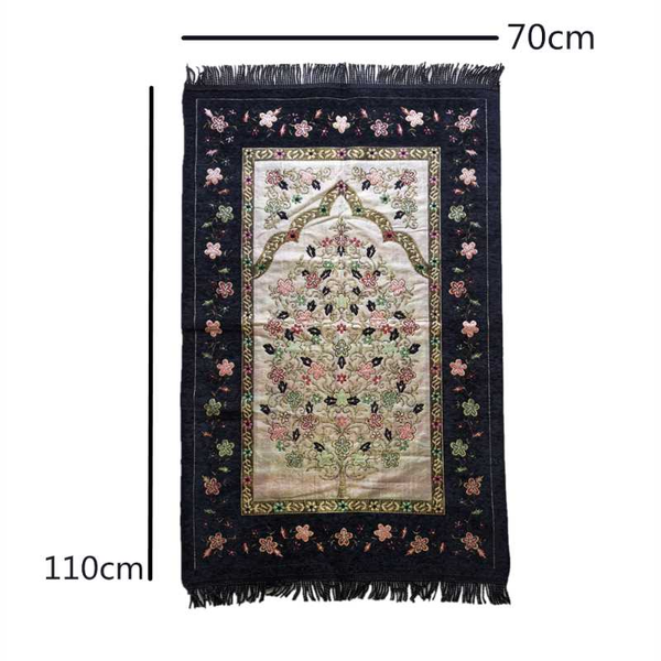 

blankets 2021 fashion prayer mat muslim haj gift rug janamaz sajadah islamic 70Ã110cm blanket
